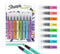 SHARPIE Sanford Clear View Highlighters 8/Pkg-Yellow, verde, rosa y naranja, 2 each
