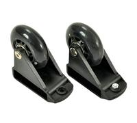 Sharplace 2 Piezas Ruedas Barra de Equilibrio para Escalera Accesorios Telescópicos Suministros Repuesto de Carro Material Resistente en PU para Uso