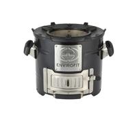 Sharplace Estufa de Ahorro de Energía de Hierro y Acero Fogón Hornillo Quemador con Asa Lateral y Control de Ventilación Frontal Adecuada para Caravanas Terrazas