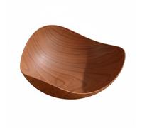 Sharplace Industrial Bol Decorativo para Mesa Plato de Frutas Cuadrada Plástico Grueso Diseño Elegante Adecuado para Comedor Cocina, Cerezo