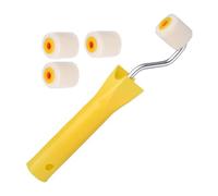 Sharplace Juego de Mini Rodillos de Pintura de 1 Pulgada con 4 Recambios. Profesional, Resistente Y Multiusos.
