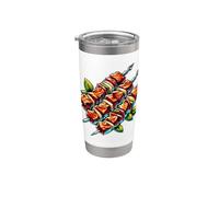 Shashlik Master Grill Pinchos Rusos Grill Rusia Vaso térmico de acero inoxidable de doble pared
