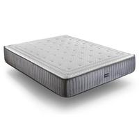 SHAULA Colchón de muelles ensacados Titan Spring 80x200 Altura 29 cm con viscoelástica Efecto Memory Foam, firemza Media, Independencia de lecho, Transpirable, Certificado Oekotex