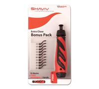 Shaviv. Bonus Pack Extra Close B (10 cuchillas B10 con mango II B de regalo)