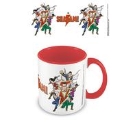 Shazam - taza interior rojo color the power of friendship
