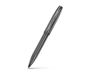 Sheaffer 100 bolígrafos | E9375 Ionic gris brillante plomizo con adornos PVD | Bolígrafo premium