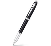 Sheaffer 100 Pluma Rollerball Negro Tinta Lacado Negro Cromo