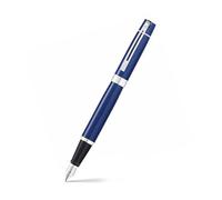 Sheaffer Pluma estilográfica 300 – laca azul brillante, detalles cromados, plumín medio