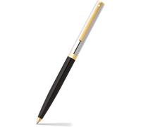 Sheaffer E9475 Sagaris Bolígrafo Negro Brillante Barril Con Cromo y Dorado Top