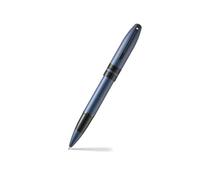 Sheaffer Bolígrafo Icon E1911051 – Punta redonda, PVD negro brillante, azul metálico