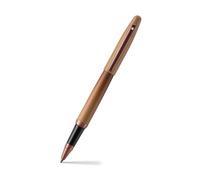 Sheaffer VFM 9428 Coffee Edition - Bolígrafo de punta rodante, color marrón mate, con bordes PVD marrón