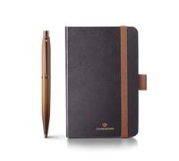 Sheaffer VFM 9428 Edition - Bolígrafo Con Adornos PVD Y Cuaderno Pequeño, Color Marrón Mate, Coffee