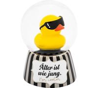 Sheepworld Bola de ensueño con diseño de Pato y Texto Mayor, Bola de Nieve para sacudir, Cristal, poliresina, Altura 6,5 cm, Regalo Divertido, Regalo de cumpleaños | 74843