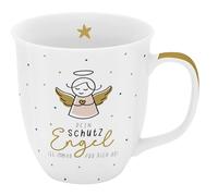 Sheepworld GRUSS & CO 74412 Taza de porcelana con frase, 40 iseño de ángel de la guarda