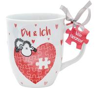Sheepworld., porcelana, rojo, blanco, 40 cl