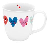 Sheepworld Taza con diseño de corazones, taza pequeña de porcelana, 32 ltura 9 cm, diámetro 8,5 cm, taza de regalo, día de San Valentín, cumpleaños | 74865