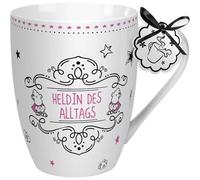 Sheepworld Taza con texto en alemán Heldin des Alltags | Taza de café, porcelana, 30 cl Lieblingsstasse, regalo, colega | 59258