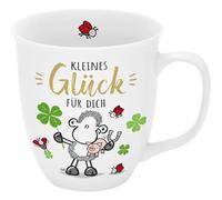 Sheepworld Taza de porcelana con frase, 40 cl, regalo de la suerte, Nochevieja, 74426