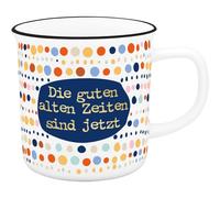 Sheepworld Taza XL con diseño de buenos tiempos | taza de café grande de porcelana, 52 cl, taza con diseño colorido | regalo, novia, cumpleaños | 74838