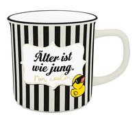 Sheepworld Taza XL con diseño de pato y mensaje mayor, taza de café de porcelana New Bone China, 52 inta de regalo, regalo divertido, regalo de cumpleaños | 74839