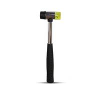 SheerFaring Mazos de Goma Martillo de Goma Martillo de Nylon Martillo de Suave Mango Ergonómico Doble Cabeza Antideslizante Adecuado para Bricolaje Carpintería Manualidades en Piel, 35mm