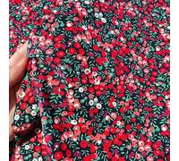 Shein 0,5m/1m/2m/3m/4m*145cm Tela de algodón de alta calidad con estampado de arándanos de Wiltshire, apta para ropa DIY, bolsos, cortinas, forros, cojines,