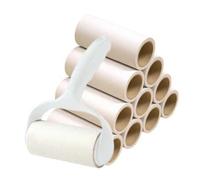 Shein 1/10 piezas Rodillo quitapelusas, 350 hojas de repuesto, cepillo quitapelusas para alfombras, removedor portátil de pelo de mascotas para ropa, ropa d