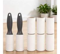 Shein 1/10 piezas Rodillo quitapelusas, ideal para muebles y ropa | Limpiador de pelo de perro y gato, 300/600 hojas rodillo de tela de algodón súper pegajo
