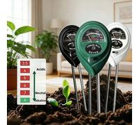 Shein 1/2/3/4 piezas/Juego Medidor de humedad del suelo, sensor de humedad, detector preciso de humedad del suelo, medidor preciso de pH del suelo, kit de p