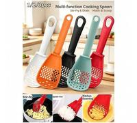 Shein 1/2/3 piezas Juego de herramientas de cocina multifunción 7 en 1 - Prensa de ajos, batidor de claras de huevo y separador de yemas, machacador de papa