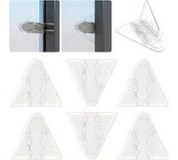Shein 1/2/4 piezas Cerradura de puerta corrediza Cerradura de ventana - Cerradura de para puerta de vidrio corrediza Cerradura de para puerta de gabinete Pe