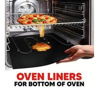 Shein 1/2/4 piezas Revestimientos antiadherentes para horno, reutilizables y resistentes al calor, adecuados para horno eléctrico, horno de gas, parrilla y