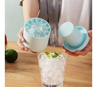 Shein 1/2 piezas Bandeja de cubitos de hielo de silicona 3D mejorada, molde de cubitos de hielo de silicona, adecuado para cubo de hielo DIY en el hogar, ca