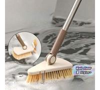 Shein 1/2 piezas Cepillo limpiador de suelos de baño, baldosas y juntas. Limpiador de superficies de pared apto para cocinas y baños del hogar. Herramientas