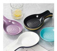 Shein 1/2 piezas Reposadera de cucharas, Soporte de cucharas para sopa, Almohadilla compartida para cucharas, Estera aislante del calor, Utensilio de cocina