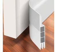 Shein 1/2 piezas Tira de sellado autoadhesiva para la parte inferior de la puerta a prueba de viento y polvo, a prueba de ruido, tope para puerta de habitac