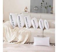 Shein 1/2 relleno blanco para cojines, material de relleno para cojines, rellenos para cojines de estilo europeo, cojines cuadrados para sofás: ideales para