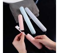 Shein 1/3/5 piezas Soporte portátil para cepillo de dientes de viaje, apto para cepillos de dientes manuales y eléctricos, aplicable para baño, gimnasio, vi