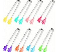Shein 1/3/6/9/12 piezas Clips de silicona lindos mini, suministros de cocina, pinzas para pan de barbacoa y cubitos de hielo, adecuados para el hogar, pinza