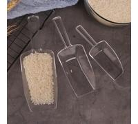 Shein 1/3 piezas Cuchara de plástico para hielo, cuchara multiusos para hielo, cuchara para alimentos y dulces, pala de cocina fácil de usar para hielo, ade