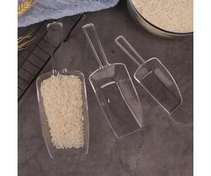 Shein 1/3 piezas Cuchara de plástico para hielo, cuchara multiusos para hielo, cuchara para alimentos y dulces, pala de cocina fácil de usar para hielo, ade