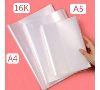 Shein 1-30 piezas Fundas de plástico para libros - 10/20/30 piezas Fundas transparentes de PVC, protectores de libros impermeables y reutilizables, chaqueta