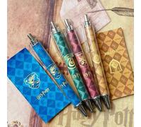 Shein 1/4 piezas Bolígrafos estilo Harry Potter, Bolígrafos de plástico estilo académico, Bolígrafos de tinta negra de secado rápido, Regalos de fiesta aseq
