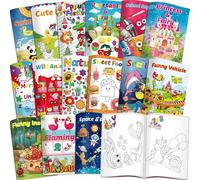Shein 1/5/10/15 Paquete de Libros para Colorear de Gran Capacidad para Niños (5.9 * 8.5 Pulgadas), Adecuado para Niños de 3-8 Años, Recuerdos para Fiestas I