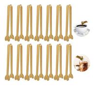 Shein 1/5/10/20 Pinzas con forma de corazón hechas de acero inoxidable, pinzas de cocina, pinzas para caramelos y postres, menaje de mesa para fiestas/bodas