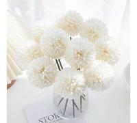 Shein 1/5/12/16/30 piezas Bolas de flores de crisantemo artificiales, bolas bordadas, decoración de boda, decoración de florero para el hogar, arreglo flora
