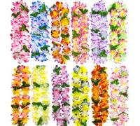Shein 1-50 piezas Guirnalda Floral Hawaiana Tema de Fiesta Tropical Hawaiana Regalo Diadema Decoración de Boda Playa Cumpleaños Suministros para Fiesta Guir