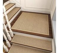 Shein 1/7/15 piezas de protectores de escalera antideslizantes, alfombras de goma para escalones, para escaleras de madera - reducción de ruido, material de