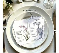 Shein 1/8/32/48 piezas Tarjetas de felicitación personalizadas, Tarjetas de invitación de boda personalizadas, Tarjetas de agradecimiento de fiesta personal
