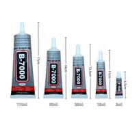 Shein 1 Botella de Pegamento para Manualidades con Strass B7000 (3ml/15ml/50ml/110ml), Adecuado para Metal, Plástico, Madera, Tela, Reparación de Teléfonos,